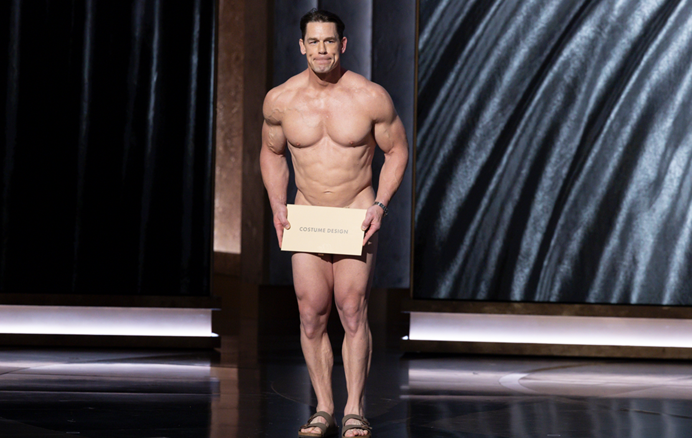 John Cena se presentó desnudo en los Oscars 2024